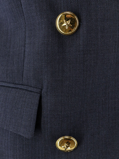 New Guinea woven wool blazer thumbnail