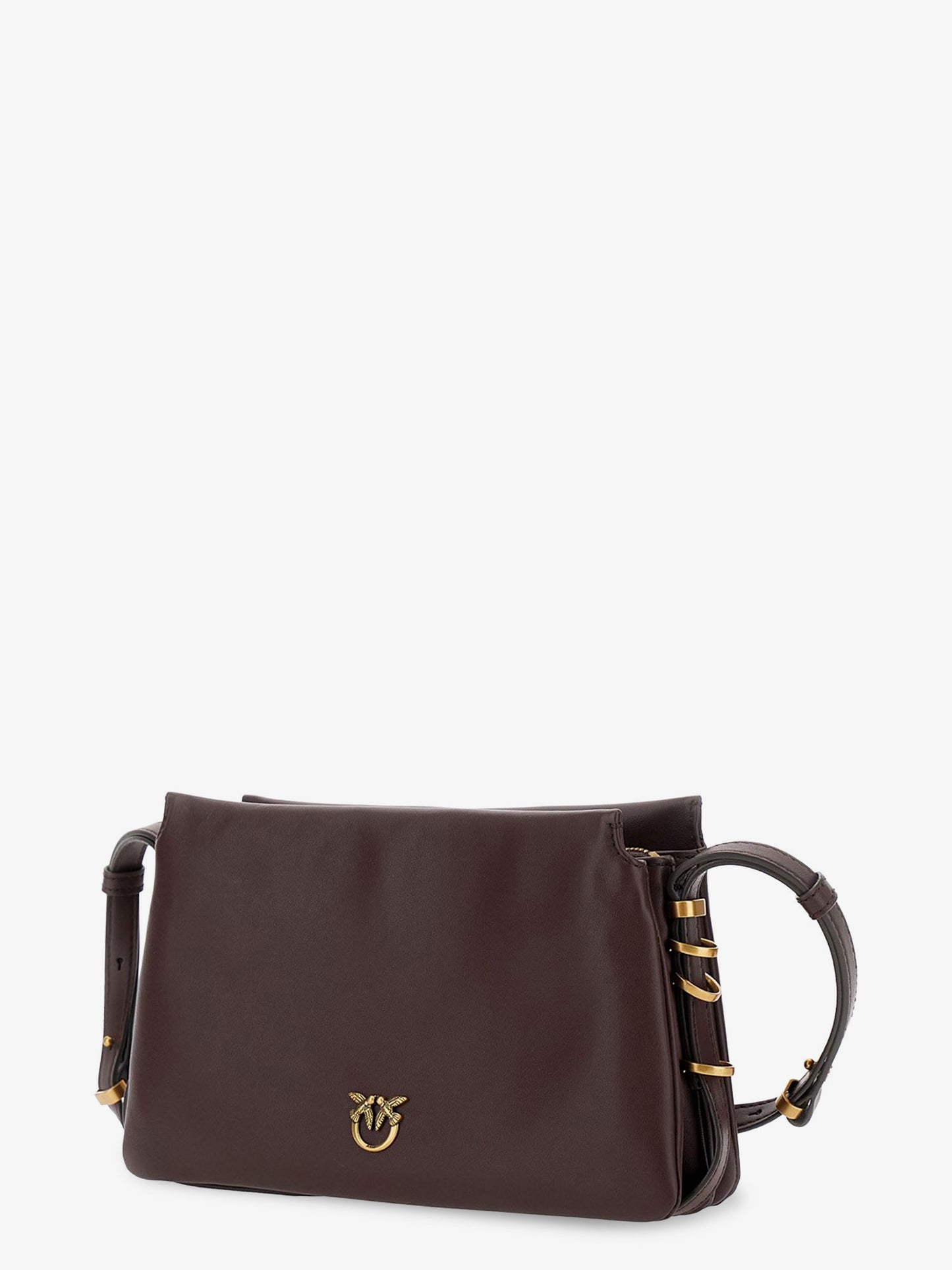 Triplet Mini leather crossbody bag