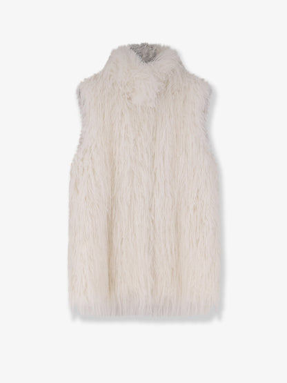 Neva faux fur sleeveless jacket thumbnail