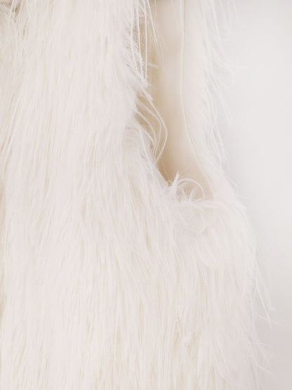 Neva faux fur sleeveless jacket thumbnail