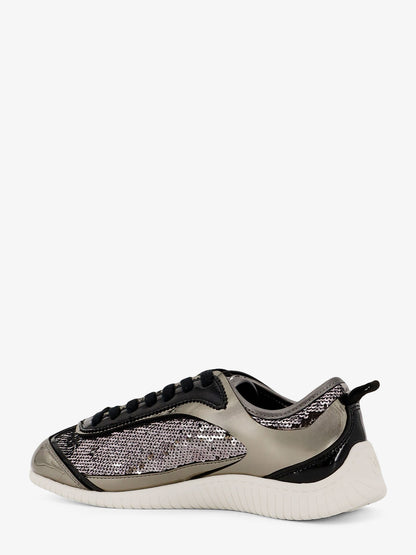 Reby 10 mirror fabric sneakers with sequins thumbnail