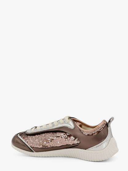 Reby 10 mirror fabric sneakers with sequins thumbnail