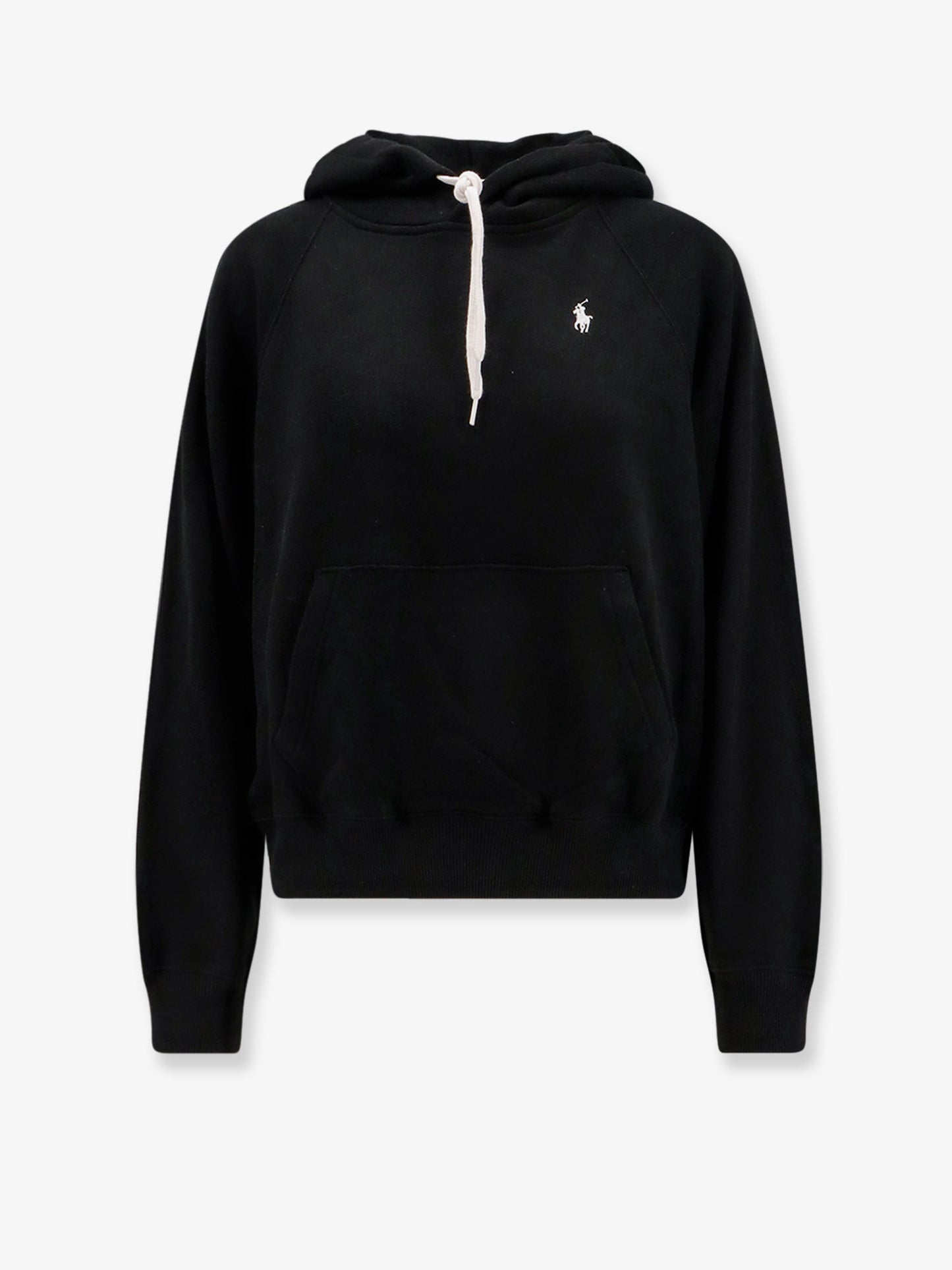 Cotton blend sweatshirt with hood