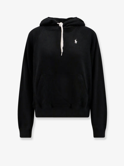 Cotton blend sweatshirt with hood thumbnail