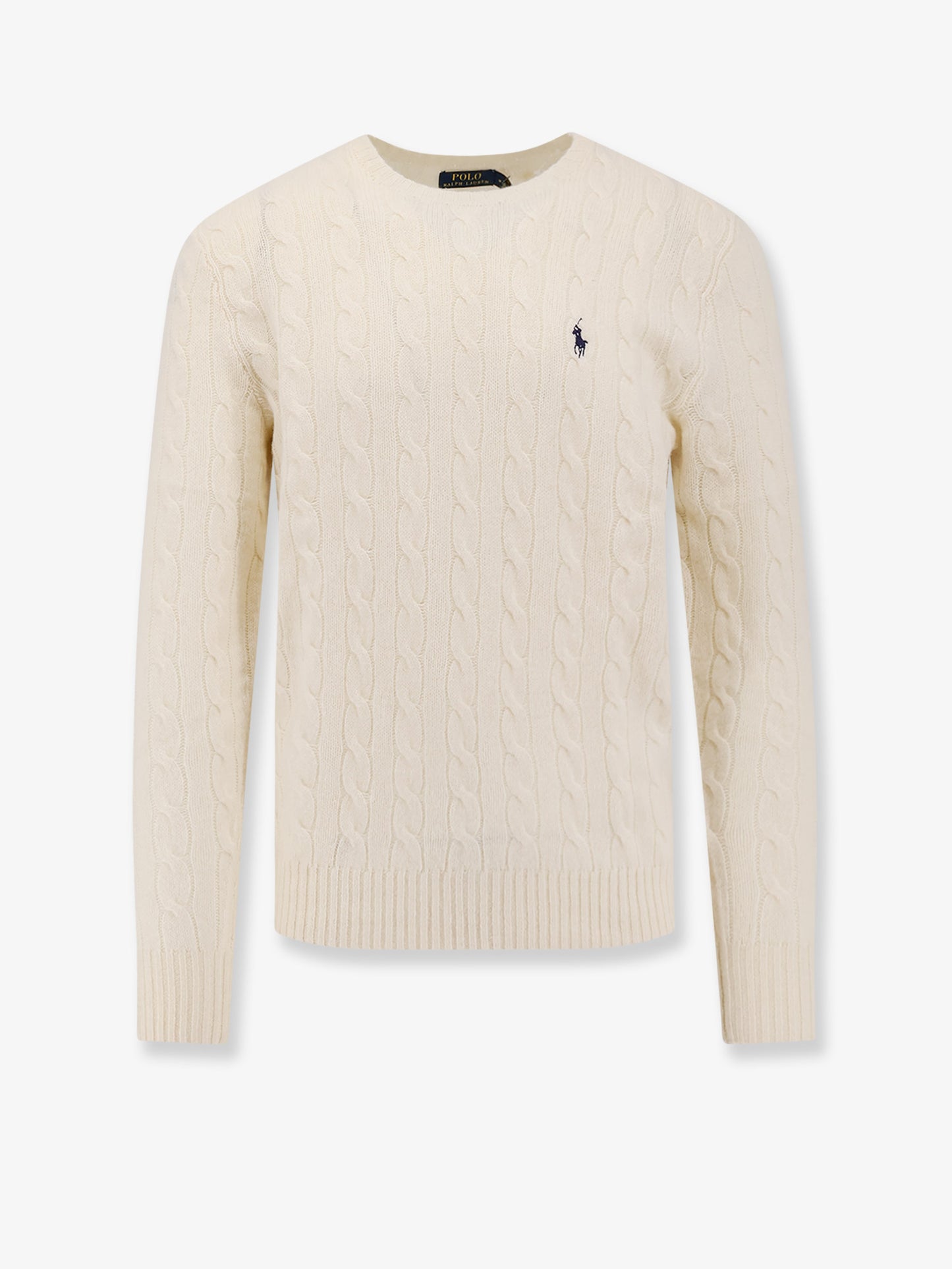 Wool and cashmere cable knit sweater