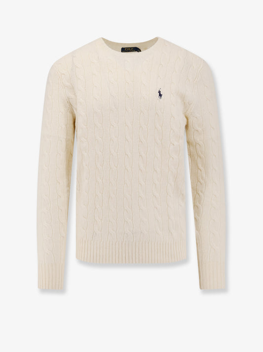 Wool and cashmere cable knit sweater