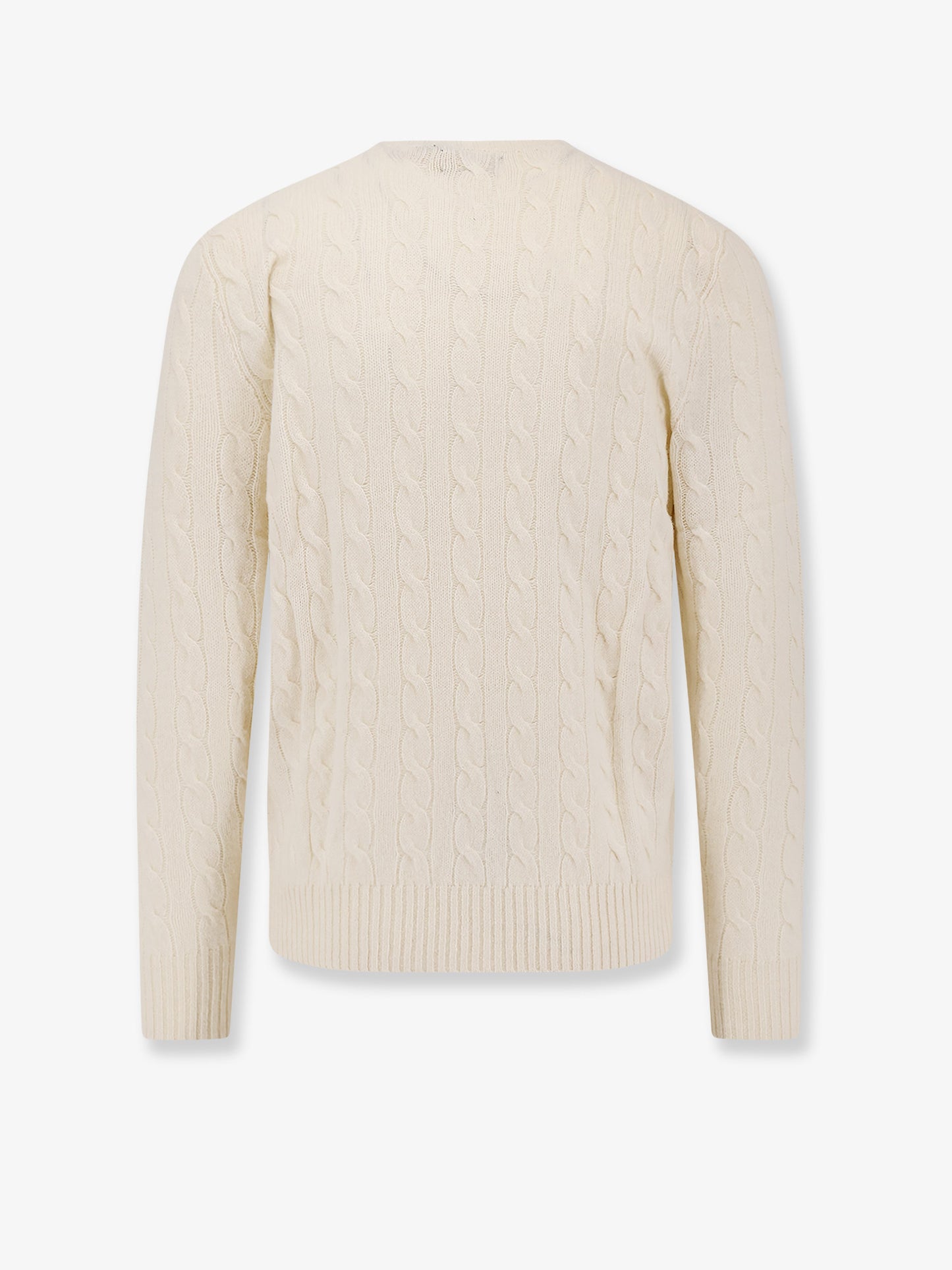 Wool and cashmere cable knit sweater