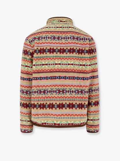 Multicolor recycled material sweatshirt thumbnail