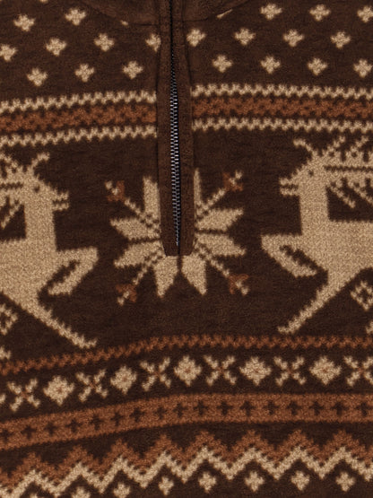 Fleece fabric sweater thumbnail