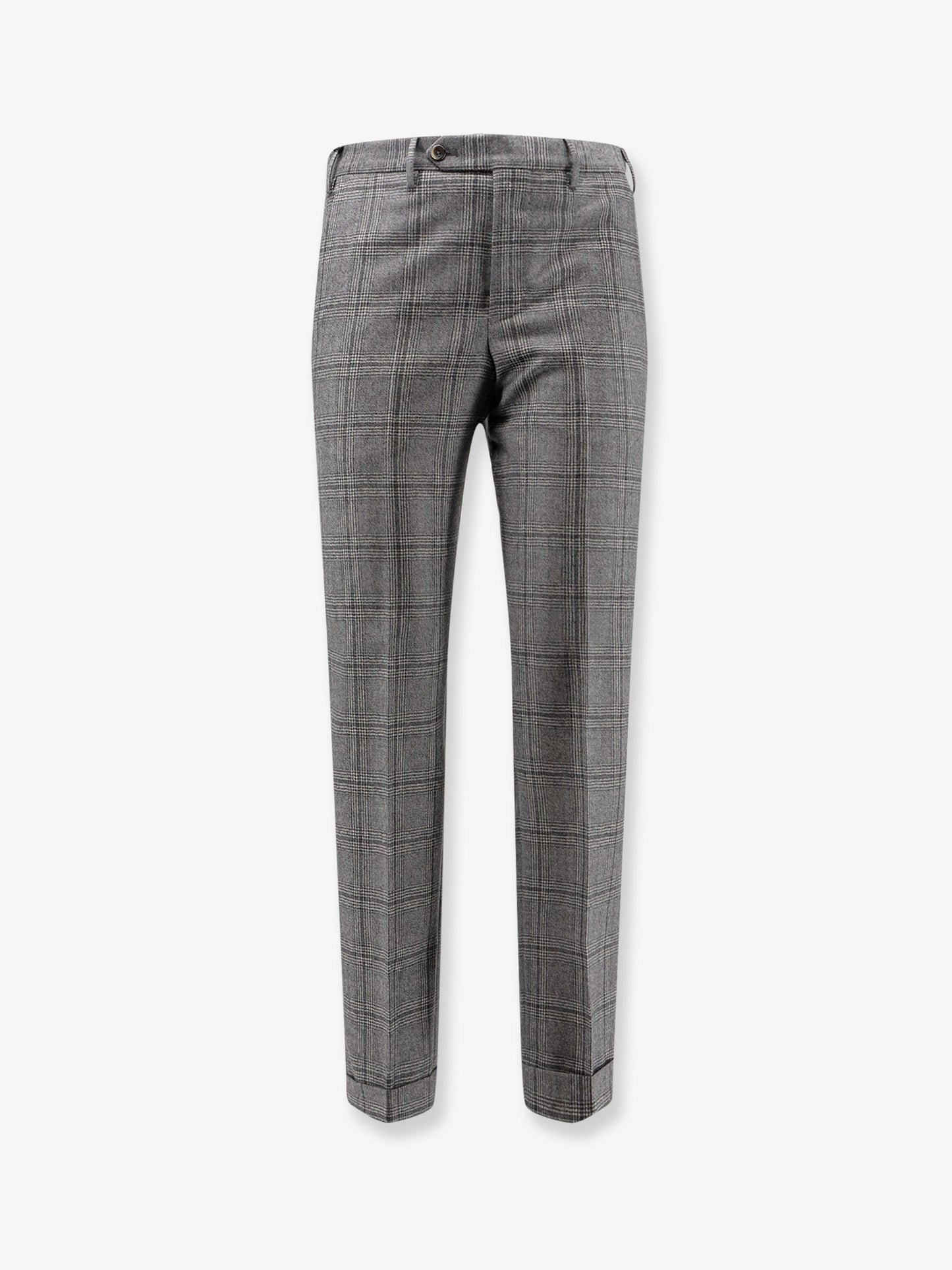 Madras virgin wool trousers