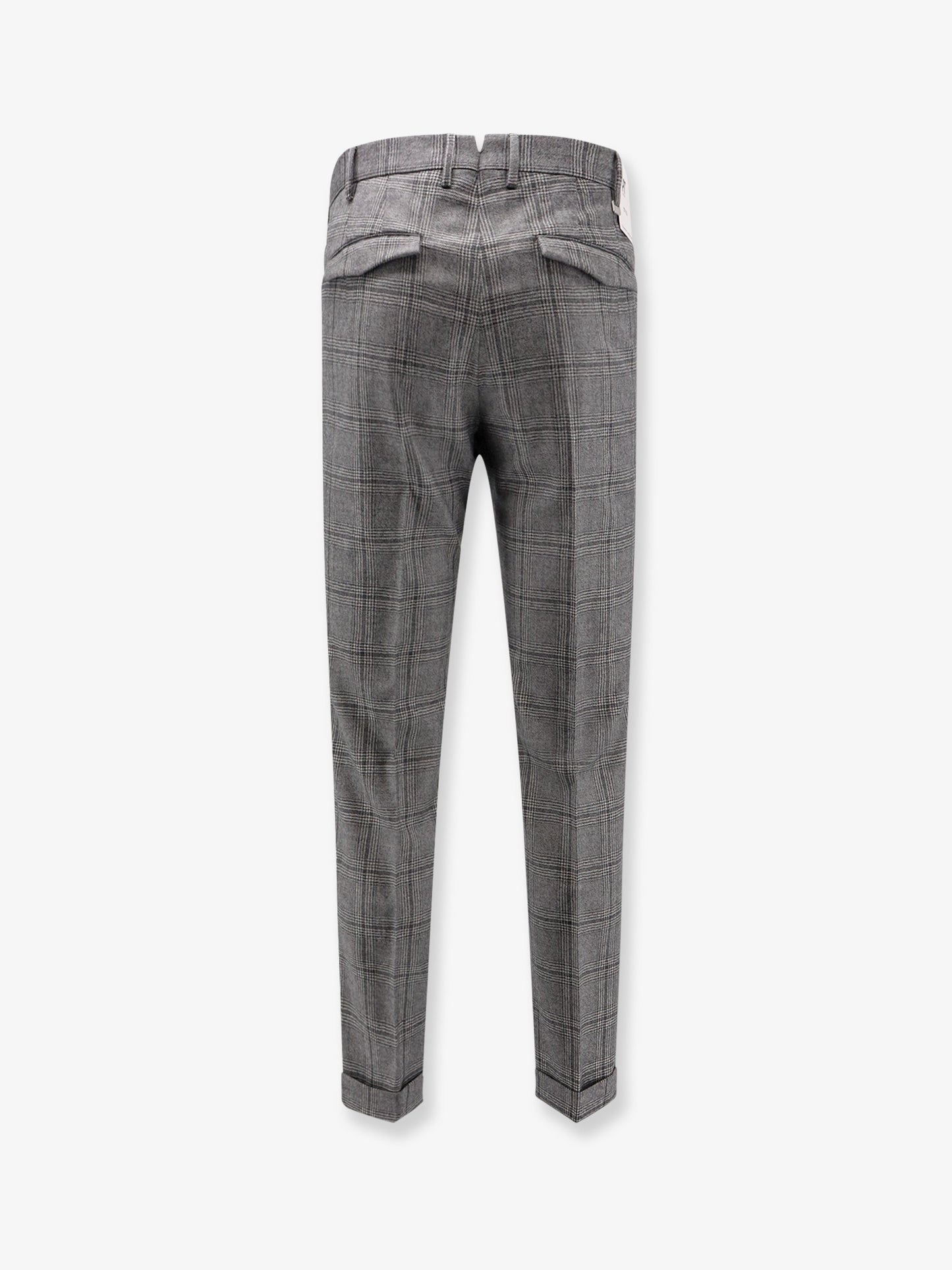 Madras virgin wool trousers