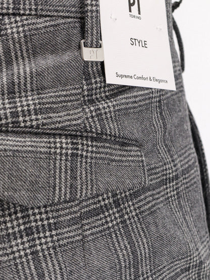 Madras virgin wool trousers thumbnail