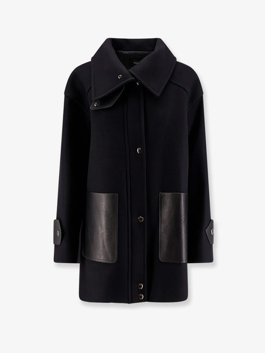 Reuben wool and cashmere blend coat