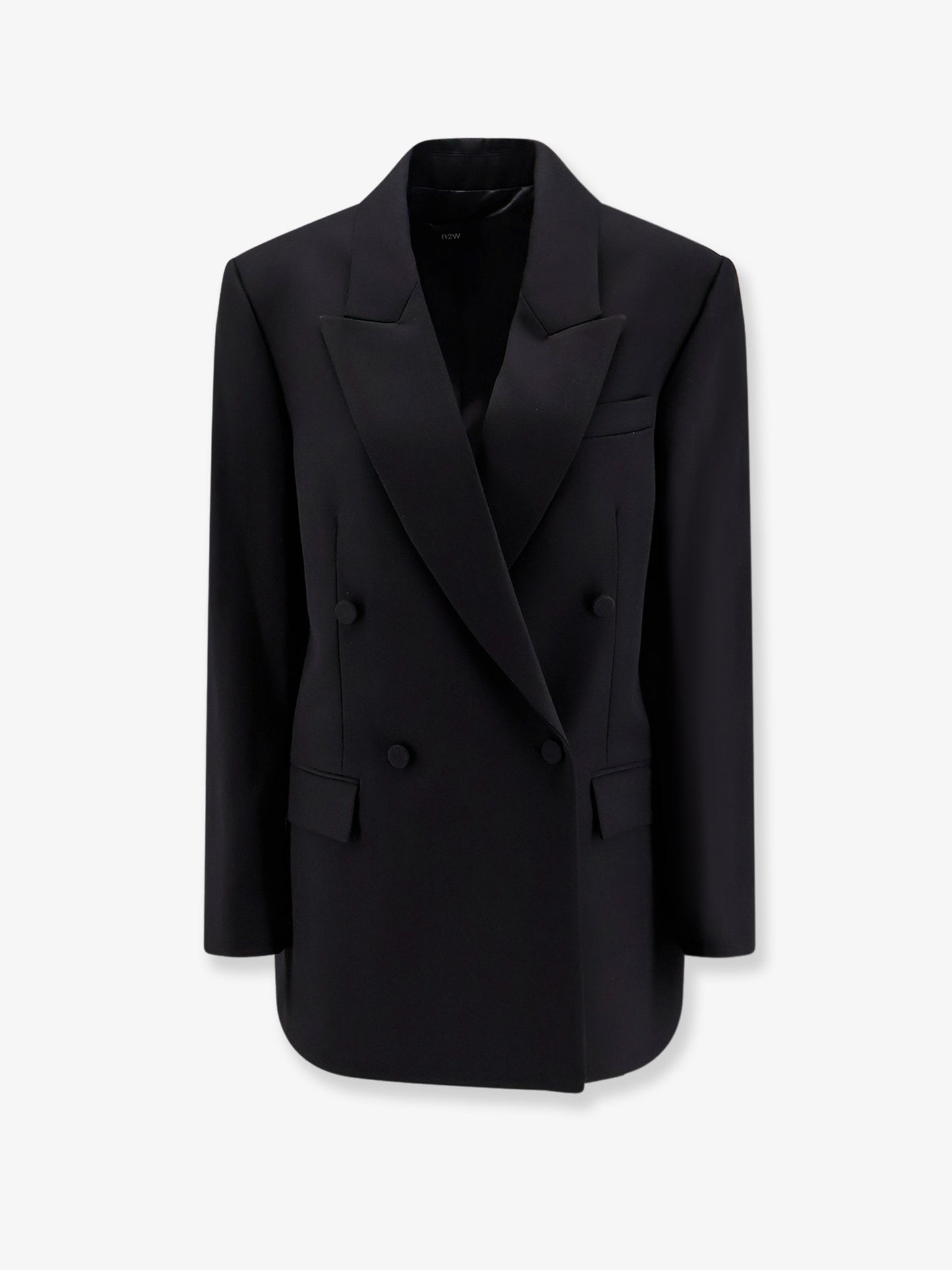 Viora double-breasted wool blend blazer