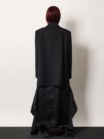 Viora double-breasted wool blend blazer thumbnail