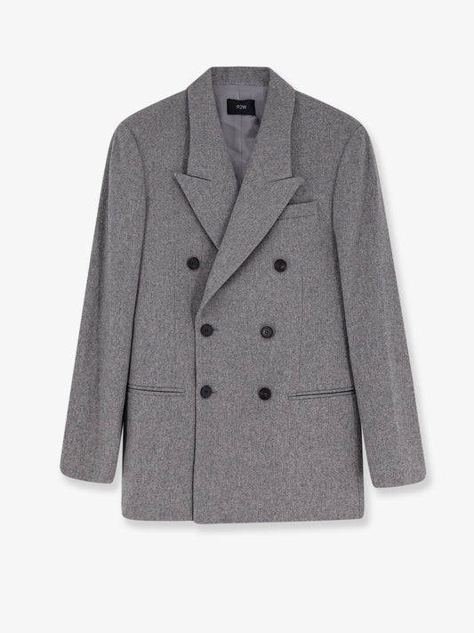 Manes wool blend double-breasted blazer