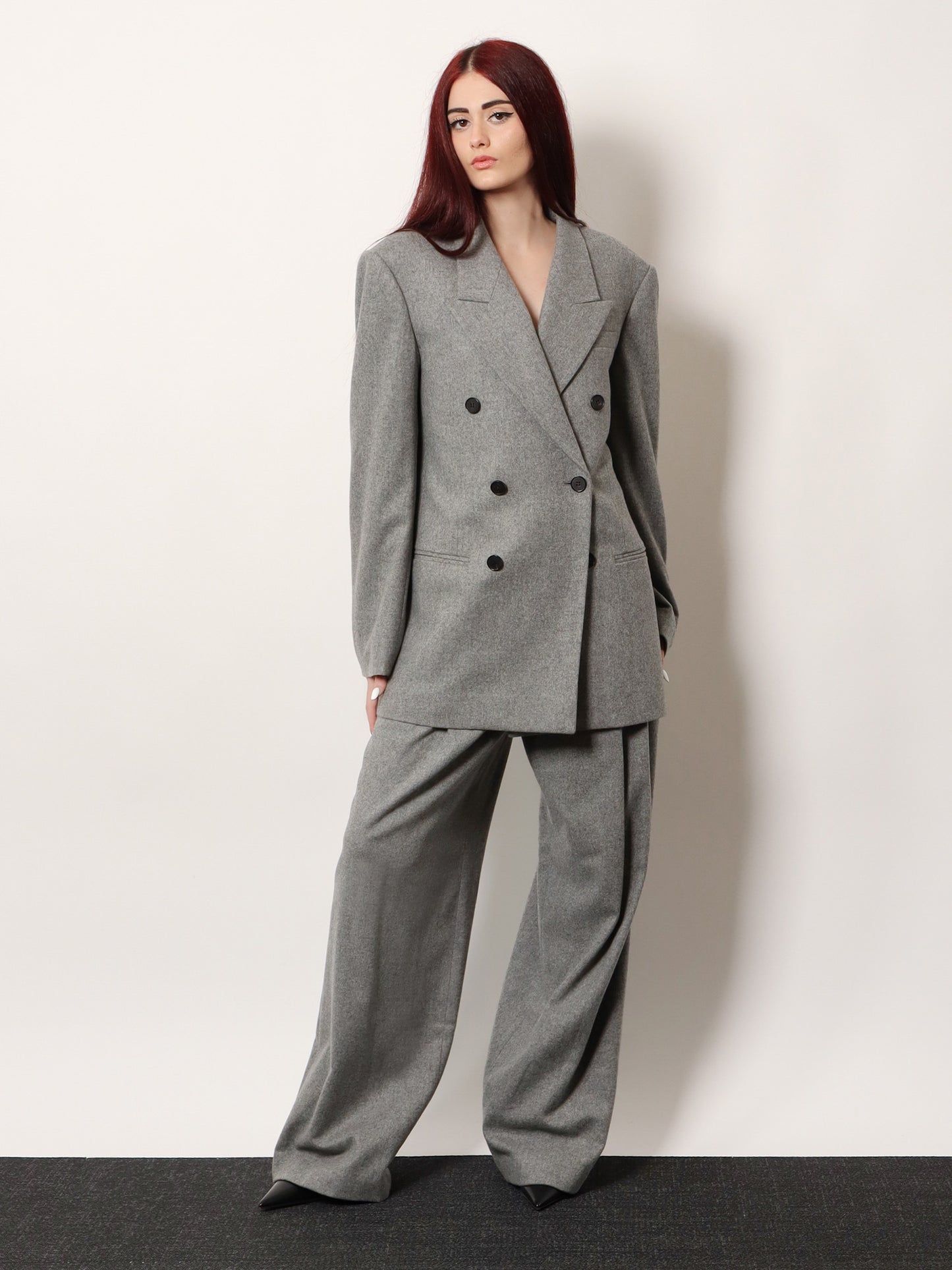 Manes wool and cashmere trousers
