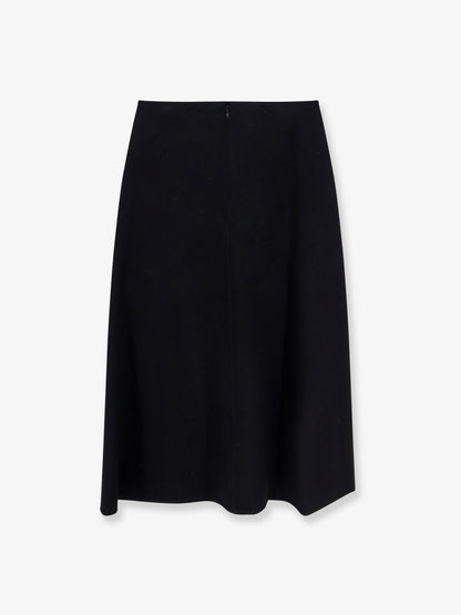 Catran midi wool and cashmere skirt thumbnail