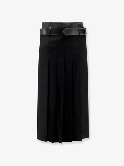 Nayla pleated wool trousers skirt thumbnail