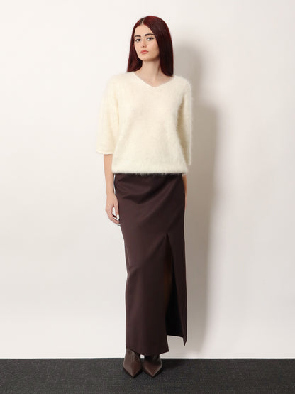 Elan Cash Brushed cashmere sweater thumbnail