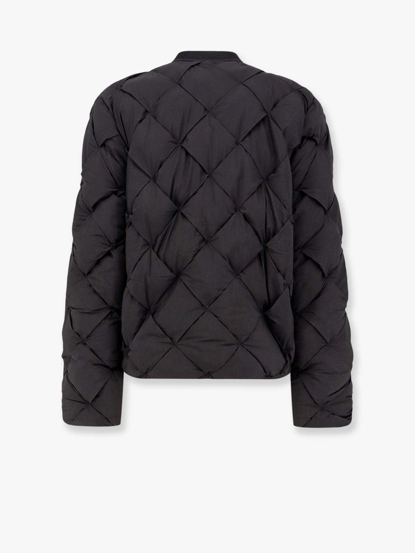 Featherless stretch nylon down jacket