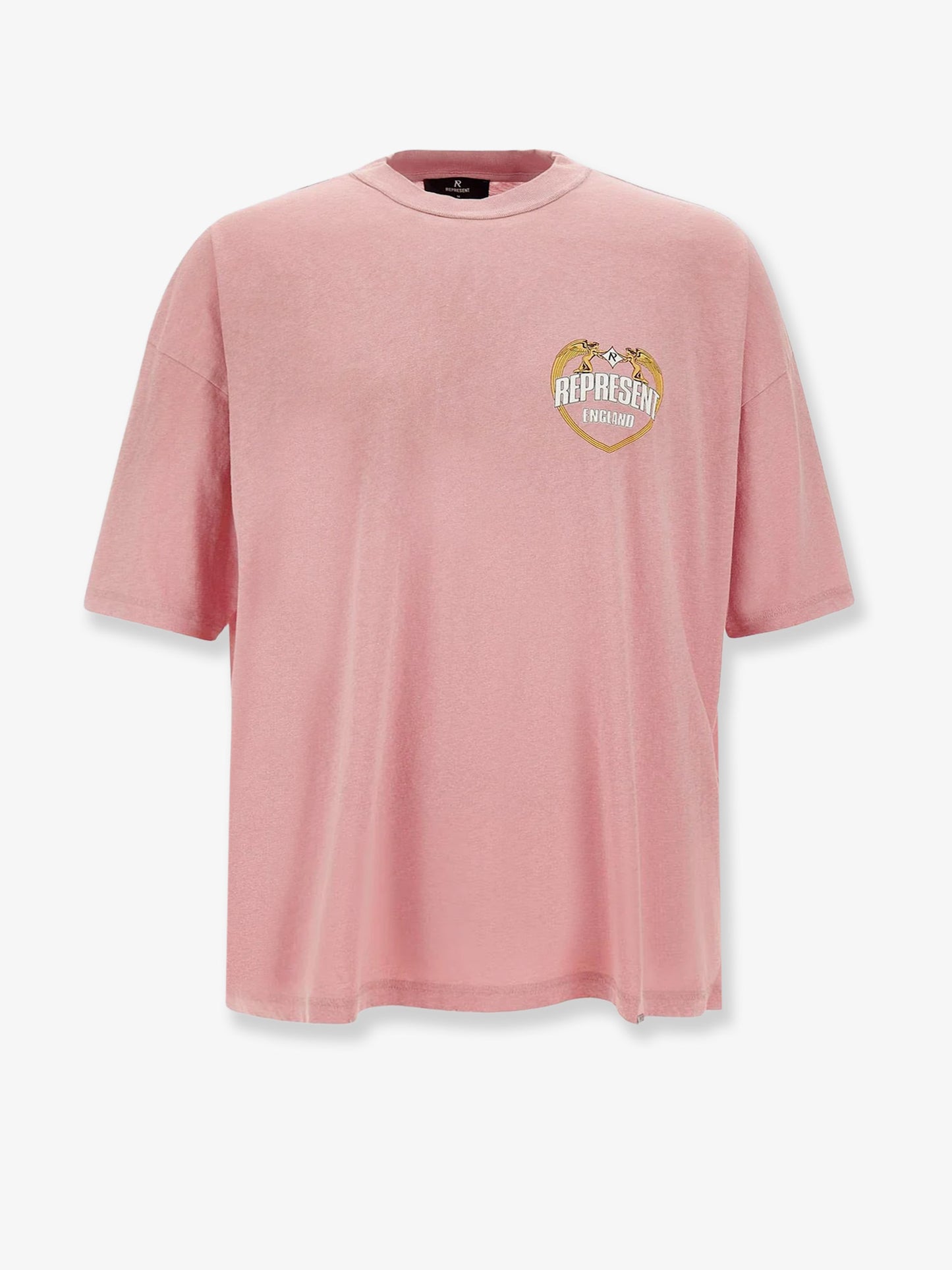 Cotton T-shirt with distressed effect