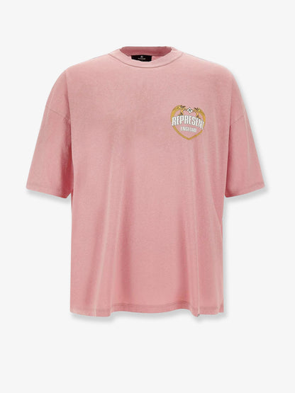 Cotton T-shirt with distressed effect thumbnail