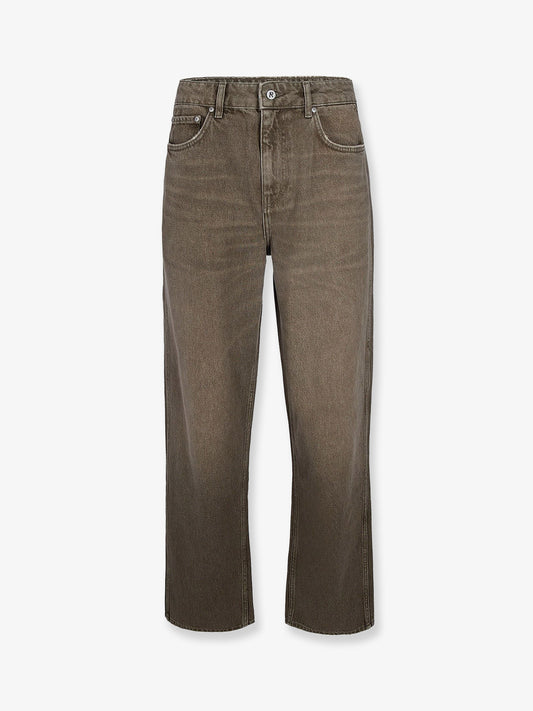 Jeans with rewashed effect