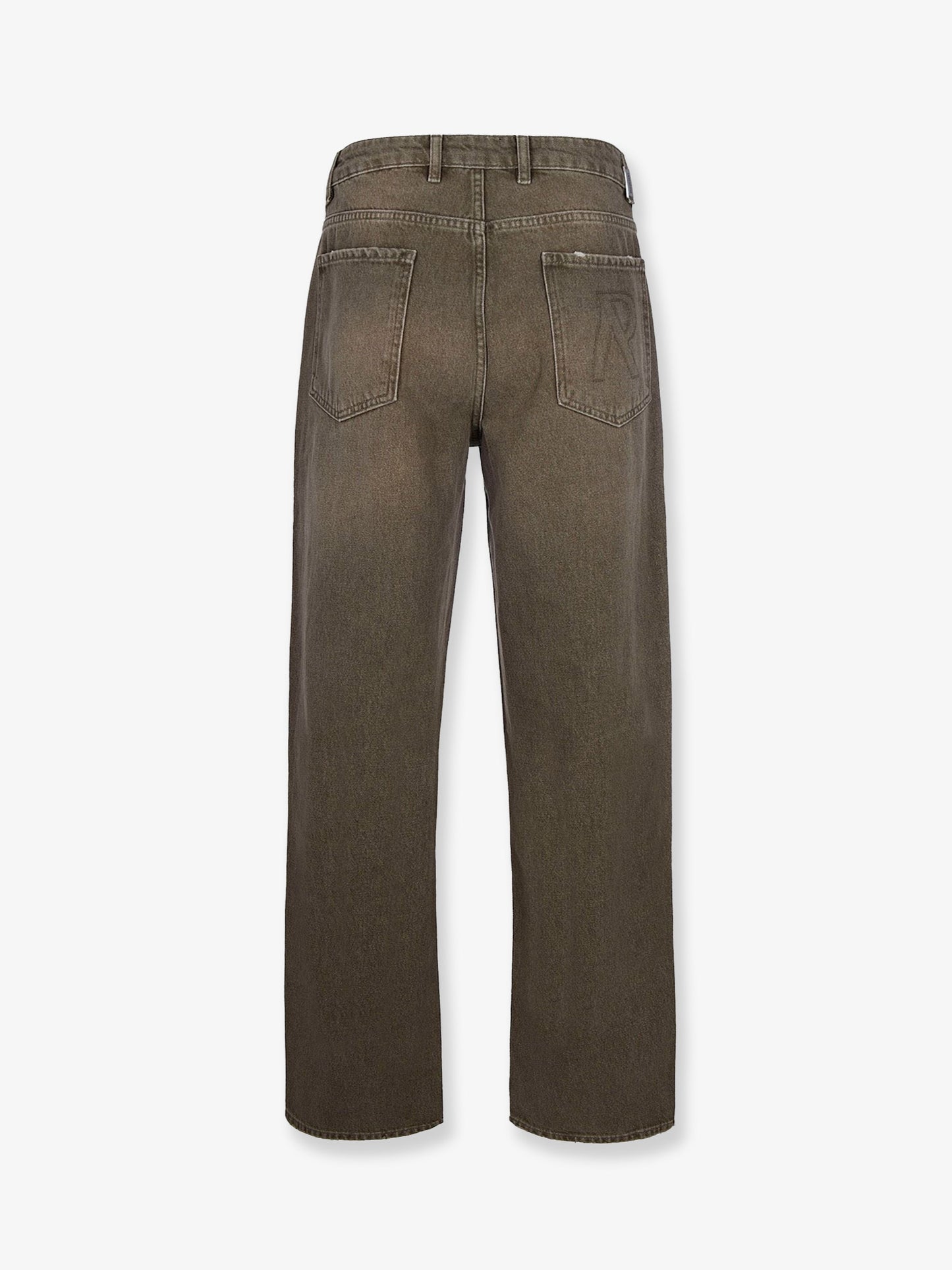 Jeans with rewashed effect