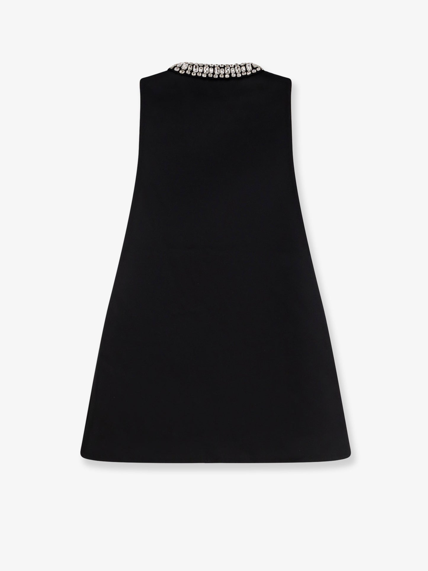 Nancie satin mini dress with rhinestones