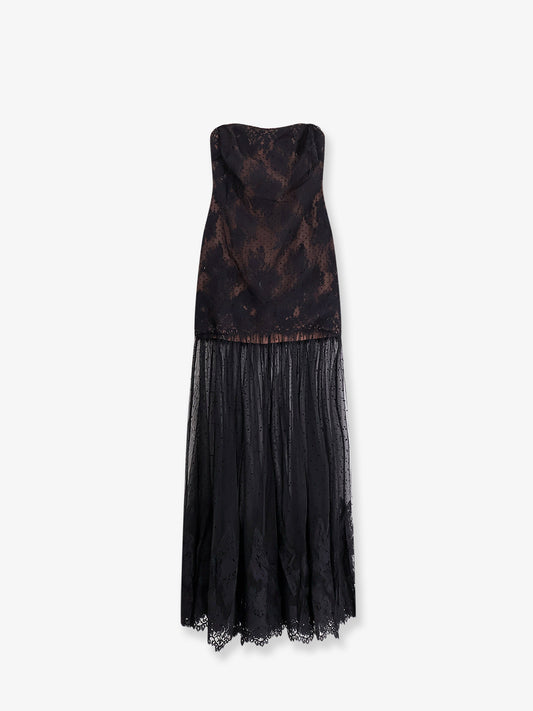 Vespera long lace dress