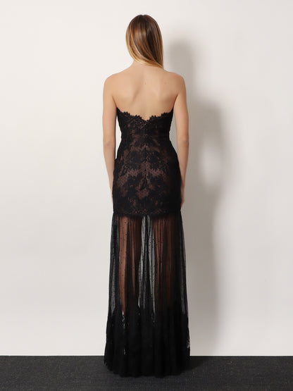 Vespera long lace dress thumbnail