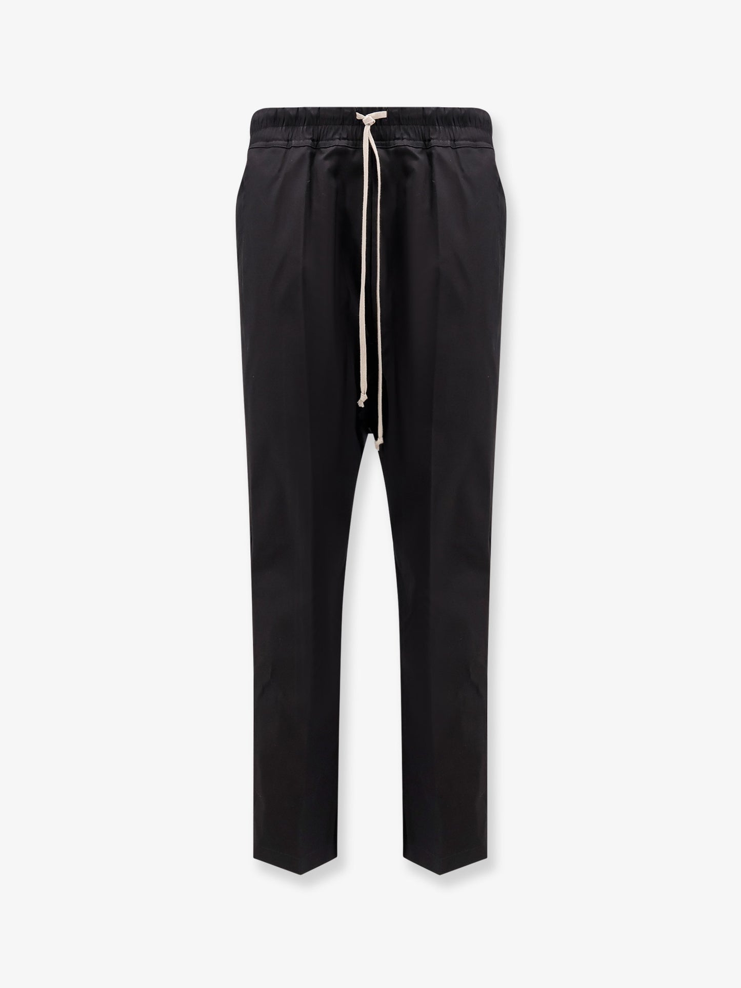 Drawstring Long certified cotton trousers