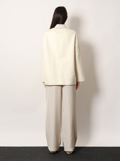 Mandarin closure wool jacket thumbnail