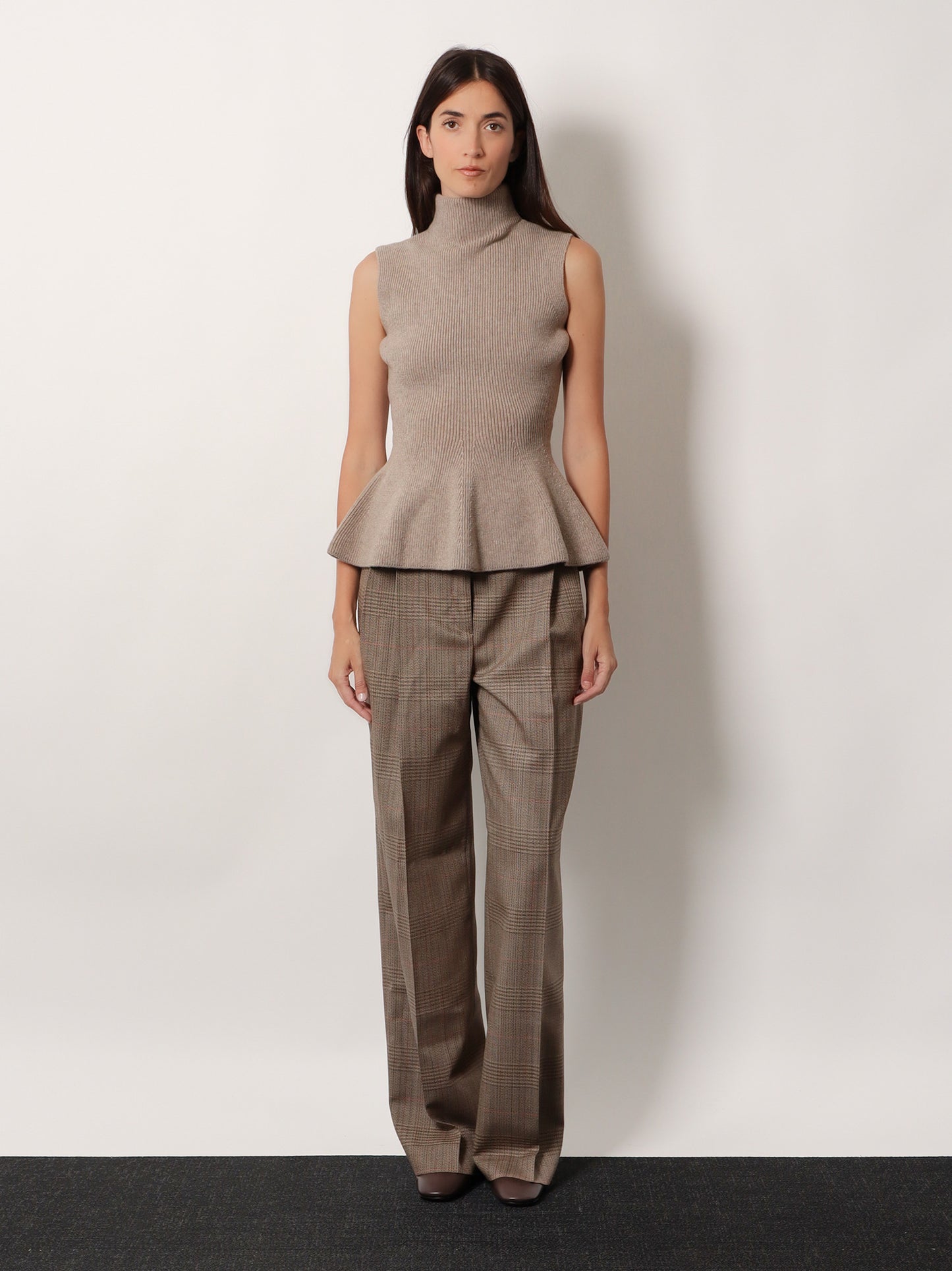 Tailored Prince of Wales trousers