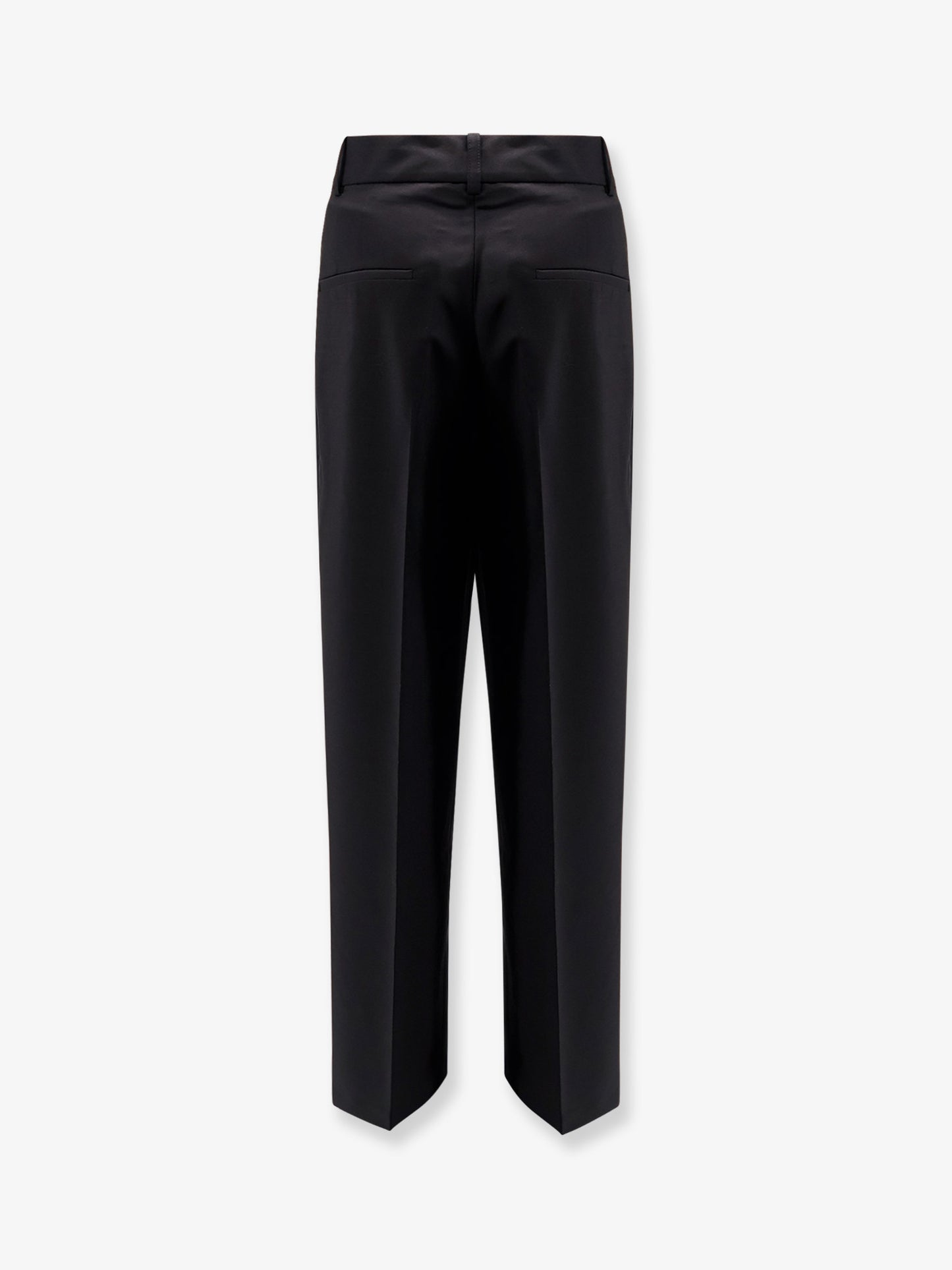Midwaist wool blend trousers