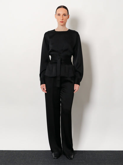 Relaxed satin trousers thumbnail