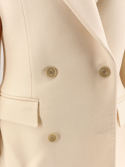 Hourglass wool double-breasted coat thumbnail