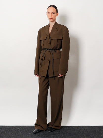 Safari virgin wool blazer thumbnail