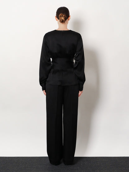 Kimono satin shirt thumbnail