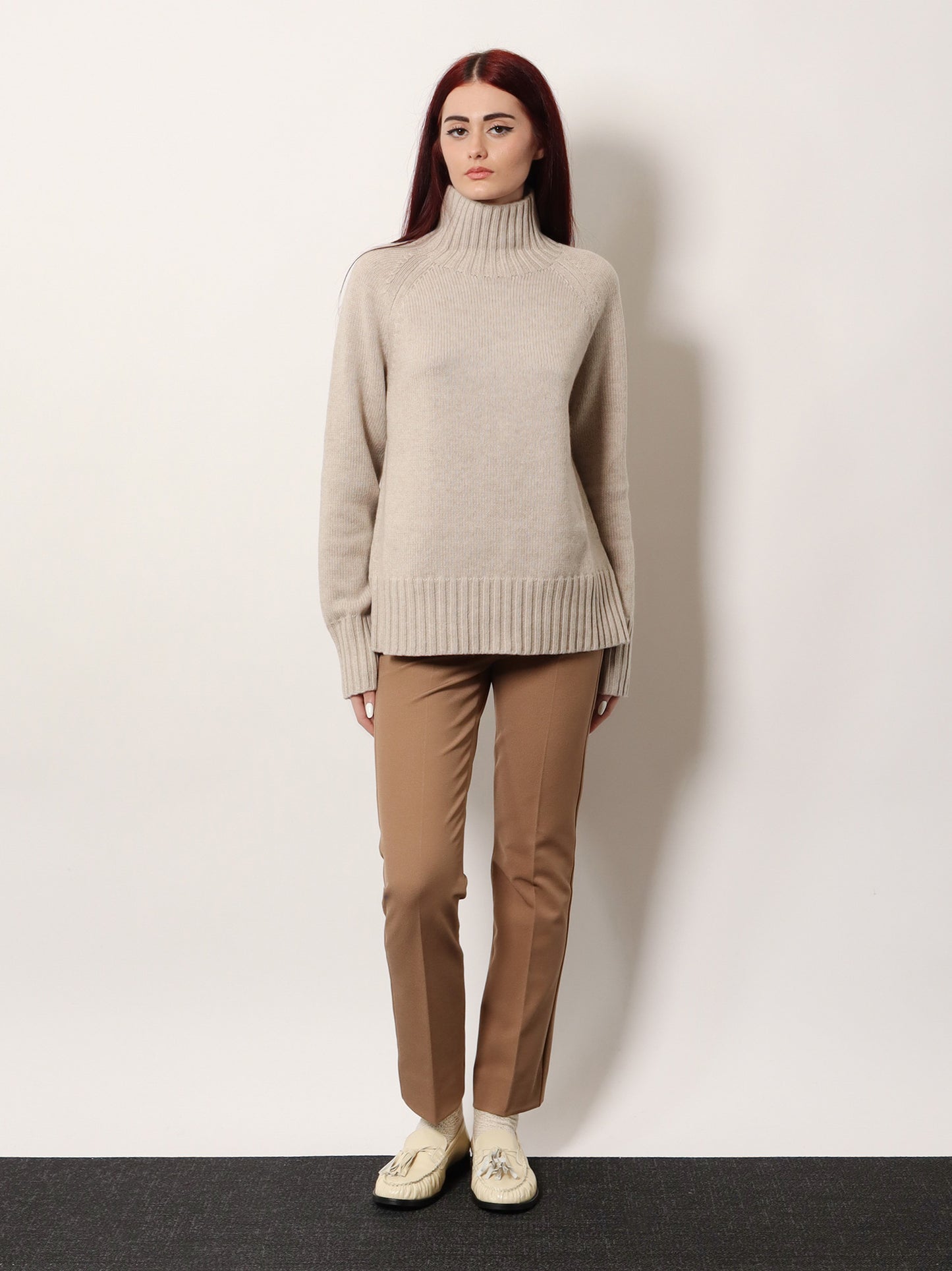 Umanita cotton blend trousers