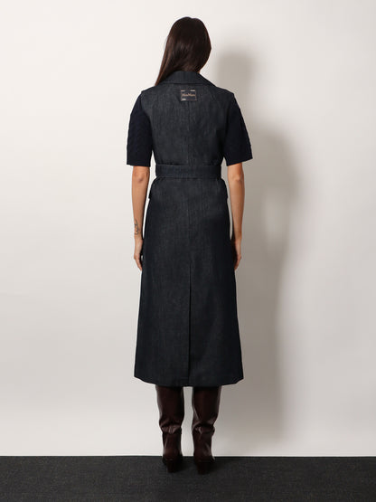 Greta midi denim dress thumbnail