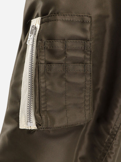 Nylon bomber jacket thumbnail