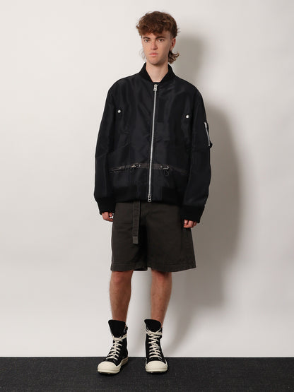 Nylon bomber jacket thumbnail