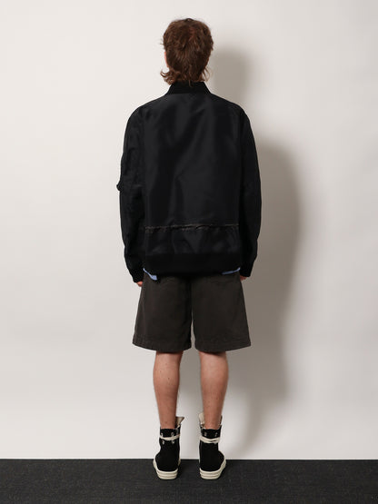 Nylon bomber jacket thumbnail