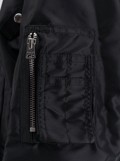 Nylon bomber jacket thumbnail