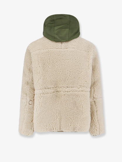 Eco shearling and nylon jacket thumbnail