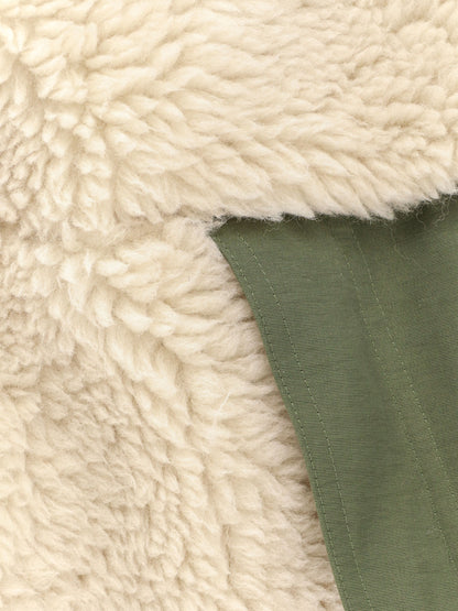 Eco shearling and nylon jacket thumbnail