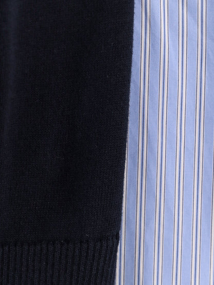 Cotton dress with fabric inserts thumbnail