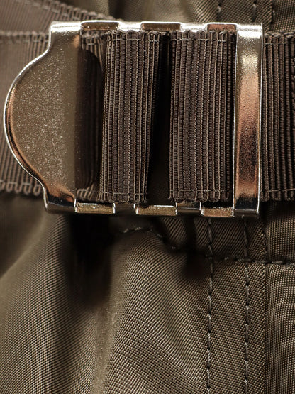 Bermuda in lana con inserti in nylon thumbnail